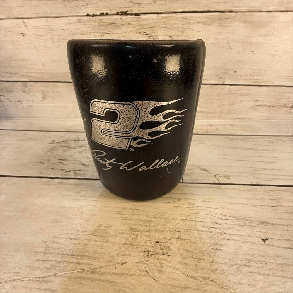 Vintage Rusty Wallace Miller Lite #2 NASCAR Foam Can Koozie‎ Beverage Insulator